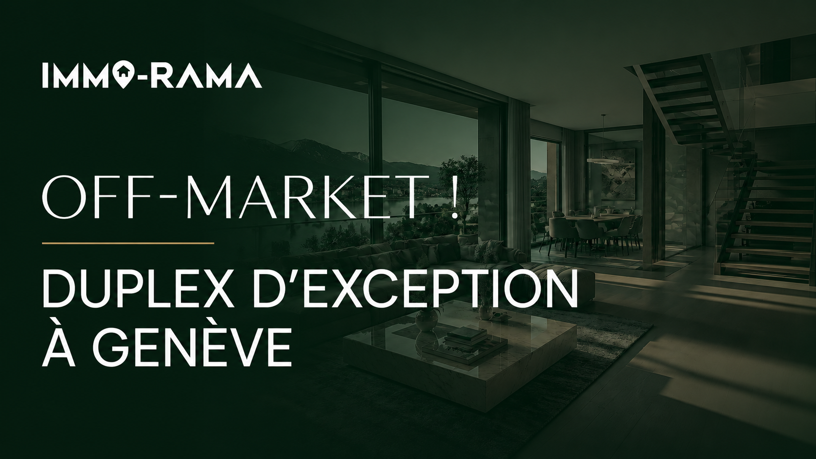 Duplex d’exception en résidence privée